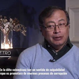 Gustavo Petro: "A las élites les aterroriza la posibilidad de un gobierno transparente"