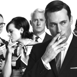 Imagen promocional de la serie 'Mad Men' con sus principales protagonistas. AMC