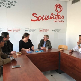 El senador socialista Francisco González Cabaña en una reunión. EUROPA PRESS/PSOE