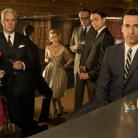 Los personajes de 'Mad Men', reunidos.