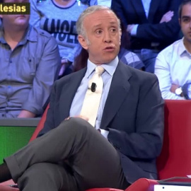 Eduardo Inda en el plató de 'La Sexta Noche'.