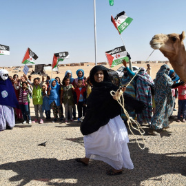 21/06/2022. Refugiados saharauis  en el campamento de Aousserd en las afueras de Tinduf, a 18 de octubre de 2017.