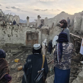 Una casa derruida tras el terremoto en la provincia de Paktika, a 22 de junio de 2022.