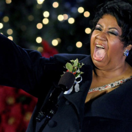 Aretha Franklin durante una actuación en directo hace unos años. | EFE (ARCHIVO)