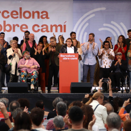 24/05/2023 - Ada Colau i els candidats de Barcelona en Comú en l'acte central de campanya per a les eleccions municipals de diumenge.