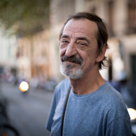 Javier López de Guereña, guitarrista de Javier Krahe y autor del disco 'Baile de lágrimas'. / CHRISTIAN GONZÁLEZ