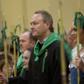 lberto Fabra, en la Romeria de les Canyes de Castellón. EFE