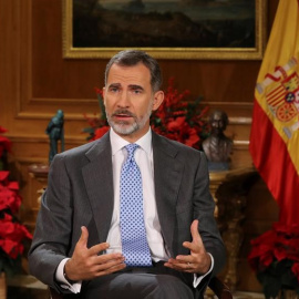 Felip VI en el seu missatge de Nadal