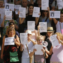 Manifestación de apoyo a Juana Rivas en Córdoba./ EFE