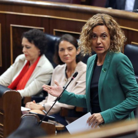 19/09/2018.-La ministra de Administraciones Territoriales,Meritxell Batet, durante su intervención en la sesión de control al Gobierno hoy en el Congreso de los Diputados. .EFE/Ballesteros