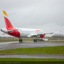 Avión de Iberia en una foto de archivo.