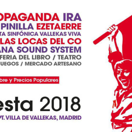 Cartel fiestas del PCE 2018