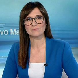 Foto de archivo de la periodista Rosana Romero en el informativo matinal.