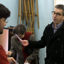 Jordi Martí, en la votación de las primarias del PSC. EFE