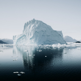 11/08/2022 Imagen de un glaciar que se derrite en el Ártico.