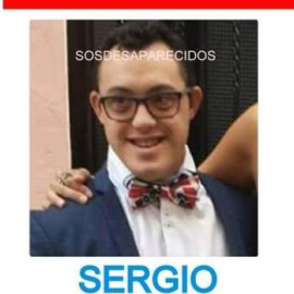 Cartel de la búsqueda del joven Sergio Requena. Twitter