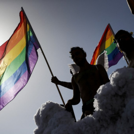 Los participantes en el desfile del Orgullo LGBT en Barcelona el 8 de julio de 2017.