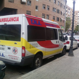 Ambulancia de la Generalitat Valenciana. / Plataforma per la Llengua