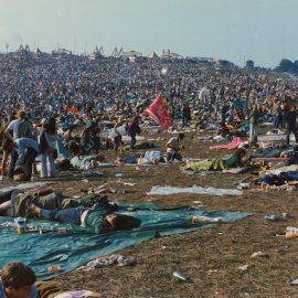 Asistentes al Festival de Música de Woodstock en agosto de 1969. REUTERS/©PAUL GERRY AND THE MUSEUM AT BETHEL WOODS