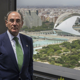 El presidente de Iberdrola, Ignacio Sánchez Galán, en las oficinas de la eléctrica en Valencia.