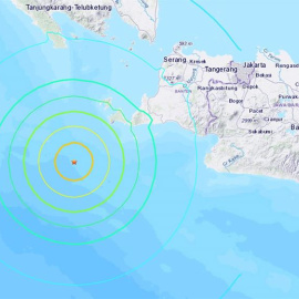 Localización del terremoto en Indonesia / EFE