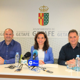 El equipo de Gobierno está encabezado por la alcaldesa, Sara Hernández, en el centro de la foto.