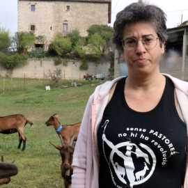 17-10-2023 Núria Cabré, del col·lectiu Ramaderes de Catalunya, a la seva explotació del Lluçanès