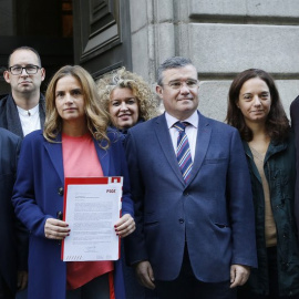 Susana Sumelzo junto a alcaldes socialistas registró a finales de 2017 una petición para derogar la actual regla de gastos.