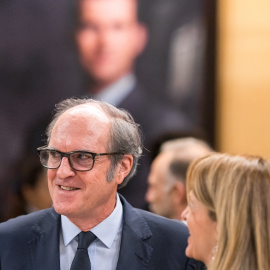 El Defensor del Pueblo, Ángel Gabilondo, durante un acto en el Congreso de los Diputados, a 19 de octubre de 2023, en Madrid.