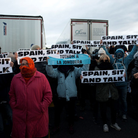 Una imagen de archivo de la acción convocada por Tsunami Democràtic en Girona, a 11 de noviembre de 2019.