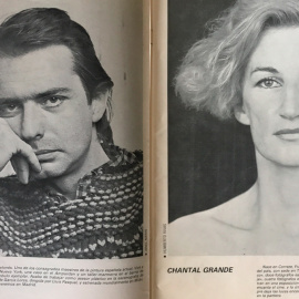 Frederic Amat y Chantal Grande en la revista 'La Luna de Madrid'.