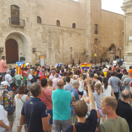 Concentración frente al Palacio de la Almudaina. Manel Domenech