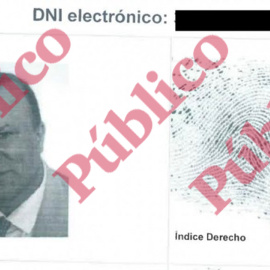 Detalle del DNI electrónico de José Manuel Villarejo Pérez. PÚBLICO