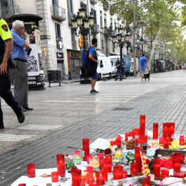 Ramblas de Barcelona tras el atentado de agosto / AFP