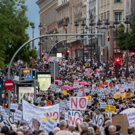 24-10-22 Manifestación a favor de una sanidad pública, universal y de calidad en Madrid.