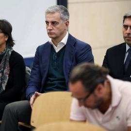 El ex número dos del PP valenciano, Ricardo Costa, en el banquillo del juicio de la Gürtel en la Audiencia Nacional. EFE