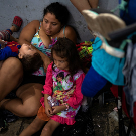 Migrantes salvadoreños. REUTERS/Adrees Latif