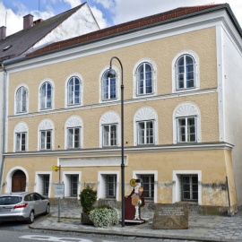 Casa natal de Adolf Hitler en Braunau am Inn, Austria. AFP