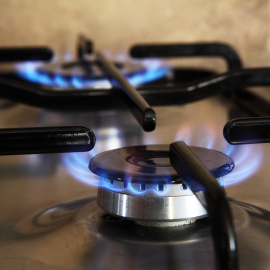 Fotografía de una cocina de gas (archivo).