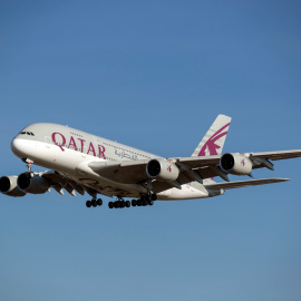 Imagen de un avión de Qatar Airways-14/02/2019