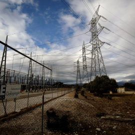 Subestación de Red Eléctrica de España en la localidad madrileña de Galapagar. REUTERS