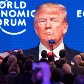 Intervención de Trump en Davos. / EFE