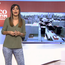 Silvia Brasero en el informativo del 31 de octubre de 2018.