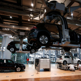 Una fábrica de Volkswagen en Dresde. REUTERS/Fabrizio Bensch