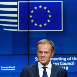 El presidente del Consejo Europeo, Donald Tusk, tras la cumbre de la UE del pasado julio. REUTERS/Francois Lenoir