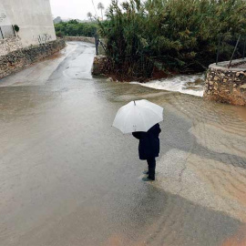 Imagen de lluvia en Alicante. EFE/EPA