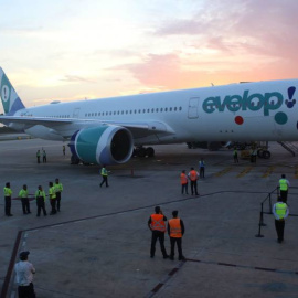 21/08/2019 - Imagen de archivo de un avión de Evelop Airlines (EFE)