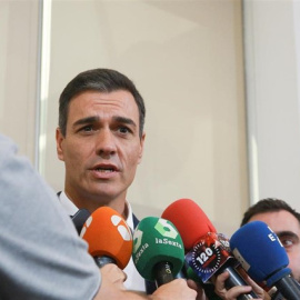 El secretario general del Partido Socialista y presidente del Gobierno en funciones, Pedro Sánchez. Europa Press