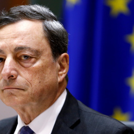 El presidente del Banco Central Europeo ( BCE ) , Mario Draghi.- REUTERS / Francois Lenoir