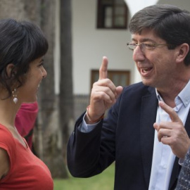 Juan Marín y Teresa Rodríguez